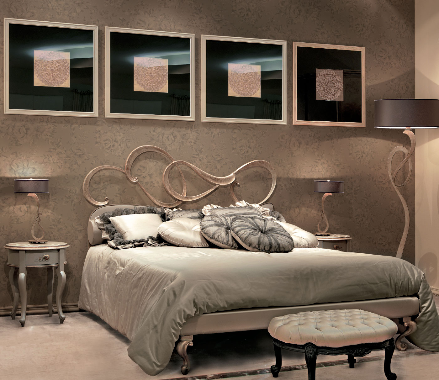 Letto singolo classico legno: letto matrimoniale traforato in ...